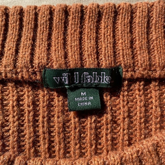 Wild Fable Scoop-neck Pullover Cropped Boxy Sweater Size: Medium - Picture 5 of 5